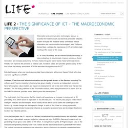 The significance of ICT – the macroeconomic perspective