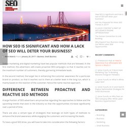 How SEO is significant and how a lack of SEO will deter your business? - SEO Vendor