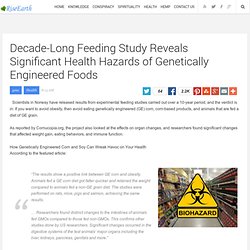 Decade-Long Feeding Study Reveals Significant Health Hazards of Genetically Engineered Foods