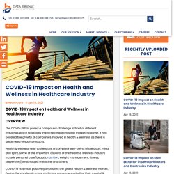 Significant COVID-19 Impact on Health and Wellness in Healthcare Industry