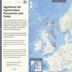 Significant UK Hydrocarbon Discoveries and Fields