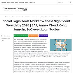 SAP, Annex Cloud, Okta, Janrain, SoClever, LoginRadius – The Manomet Current