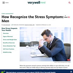 Signs and Symptoms of Stress in Men