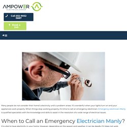 SIGNS YOU NEED TO HIRE AN EMERGENCY ELECTRICIAN