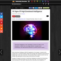 18 Signs Of High Emotional Intelligence