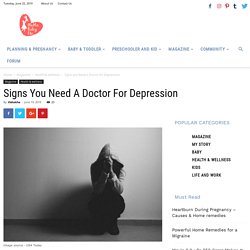 Signs you Need a Doctor for Depression