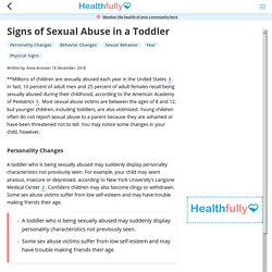 Signs Of Sexual Abuse In An Infant