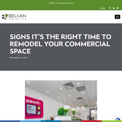 Signs It’s The Right Time To Remodel Your Commercial Space