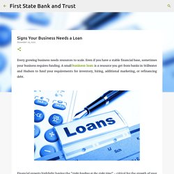 Signs Your Business Needs a Loan