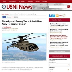 Sikorsky and Boeing Team Submit New Army Helicopter Design - USNI News