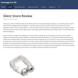 Silent Snore Review