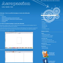 Inkscape : Creer un profil de fuselage ou toute autre silhouette - Aeropassion, le blog