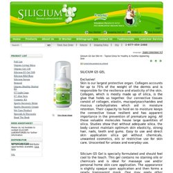 SILICA G5 GEL BALM - FOR JOINT PROBLEMS & OTHER TOPICAL USES