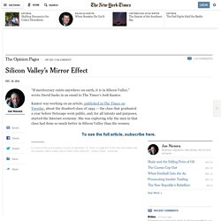 Silicon Valley’s Mirror Effect