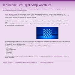 More details about Silicone Led Light Strip