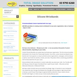 Buy Custom Silicone Wristbands Online in Australia