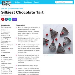 Silkiest Chocolate Tart Recipe by Tasty