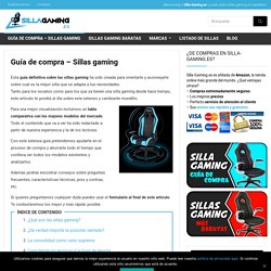 Sillas gaming - Guía de Compra