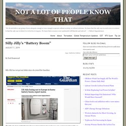 Silly Jilly’s “Battery Boom”
