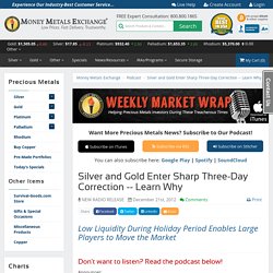 Hear Why Gold and Silver Enter a Sharp Three-Day Correction