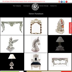 Get Best Deals on Silver Furniture - Rameshwaram Arts & Crafts