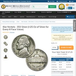 35% Silver War Nickels for Sale: Buy Silver Nickels Minted During WWII