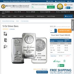 5 Oz Silver Bars for Sale