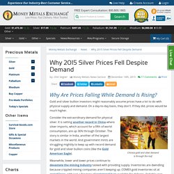 Silver Prices (2015) □ Analysis of Silver Price History