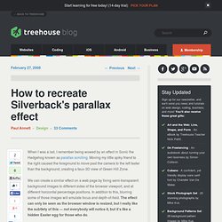 How to recreate Silverback’s parallax effect