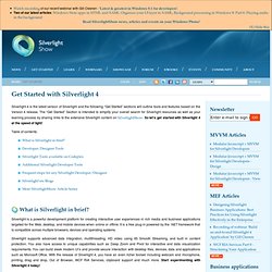 Get Started with Silverlight 4