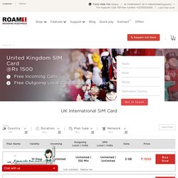 International Sim Card For UK