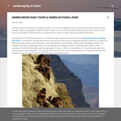 SIMIEN MOUNTAINS TOURS & SIMIEN NATIONAL PARK