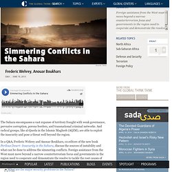 Simmering Conflicts in the Sahara