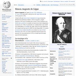 Simon-Auguste de Lippe