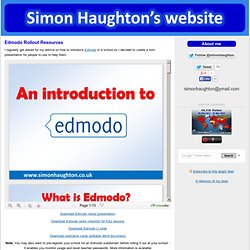 Simon Haughton's Blog: Edmodo