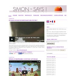Simon Says le blog de Francois Simon