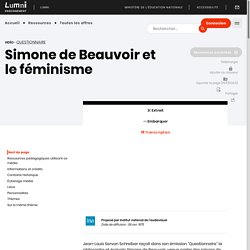 Simone de Beauvoir et le féminisme