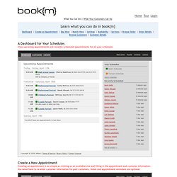 book{m} - Simple appointment management.