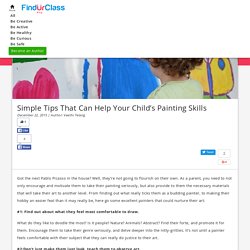 How to improve your Kid’s Painting Skills