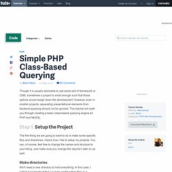 Simple PHP Class-Based Querying