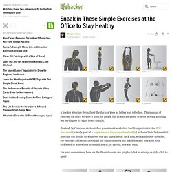 Sneak in These Simple Exercises at the Office to Stay Healthy