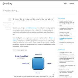 A simple guide to 9-patch for Android UI