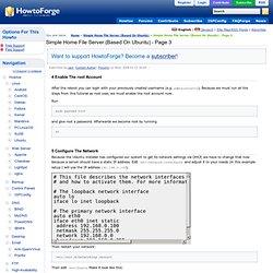Simple Home File Server (Based On Ubuntu) - Page 3