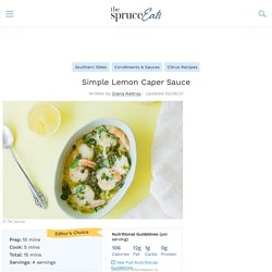 Simple Lemon Caper Sauce Recipe