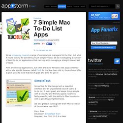 7 Simple Mac To-Do List Apps