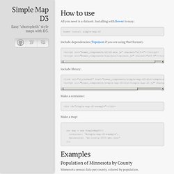 Simple Map D3