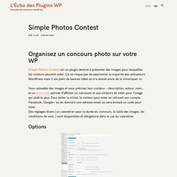 Simple Photos Contest
