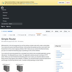 Simple Router · mininet/mininet Wiki