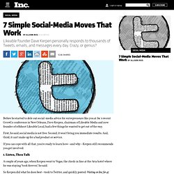 7 Simple Social-Media Moves That Work
