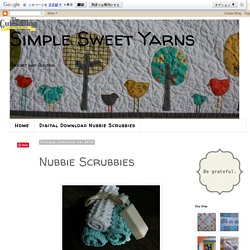 Nubbie Scrubbies